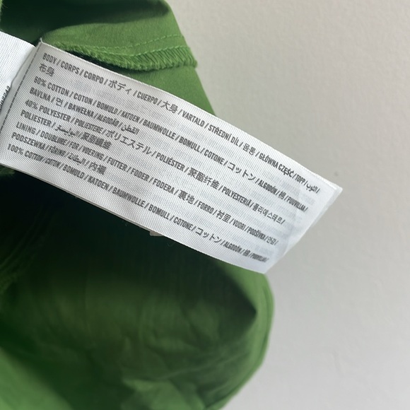 NWT Abercrombie Cotton Poplin Puff Sleeve Dress XS - Picture 6 of 9